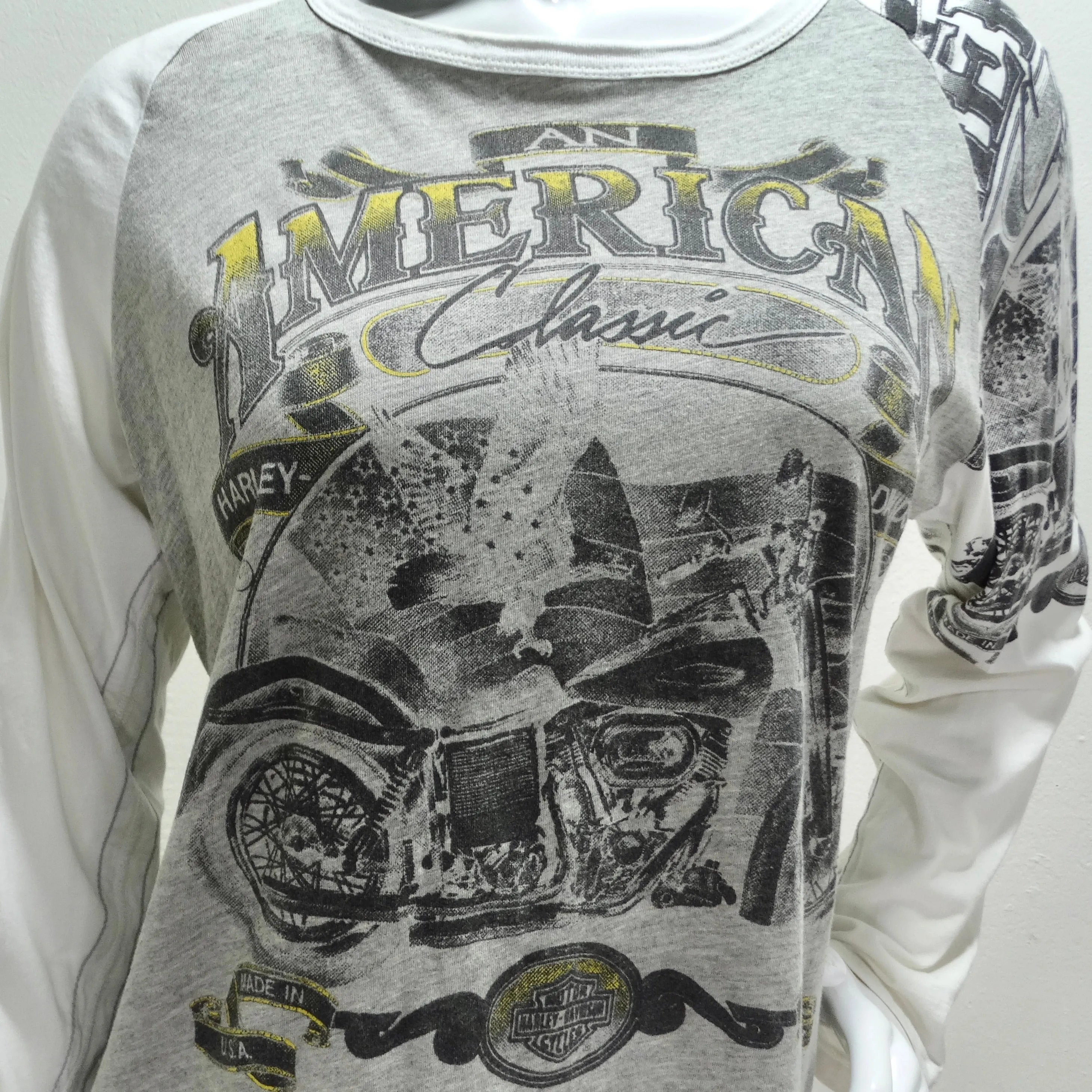 1990s Harley Davidson Baseball Tee