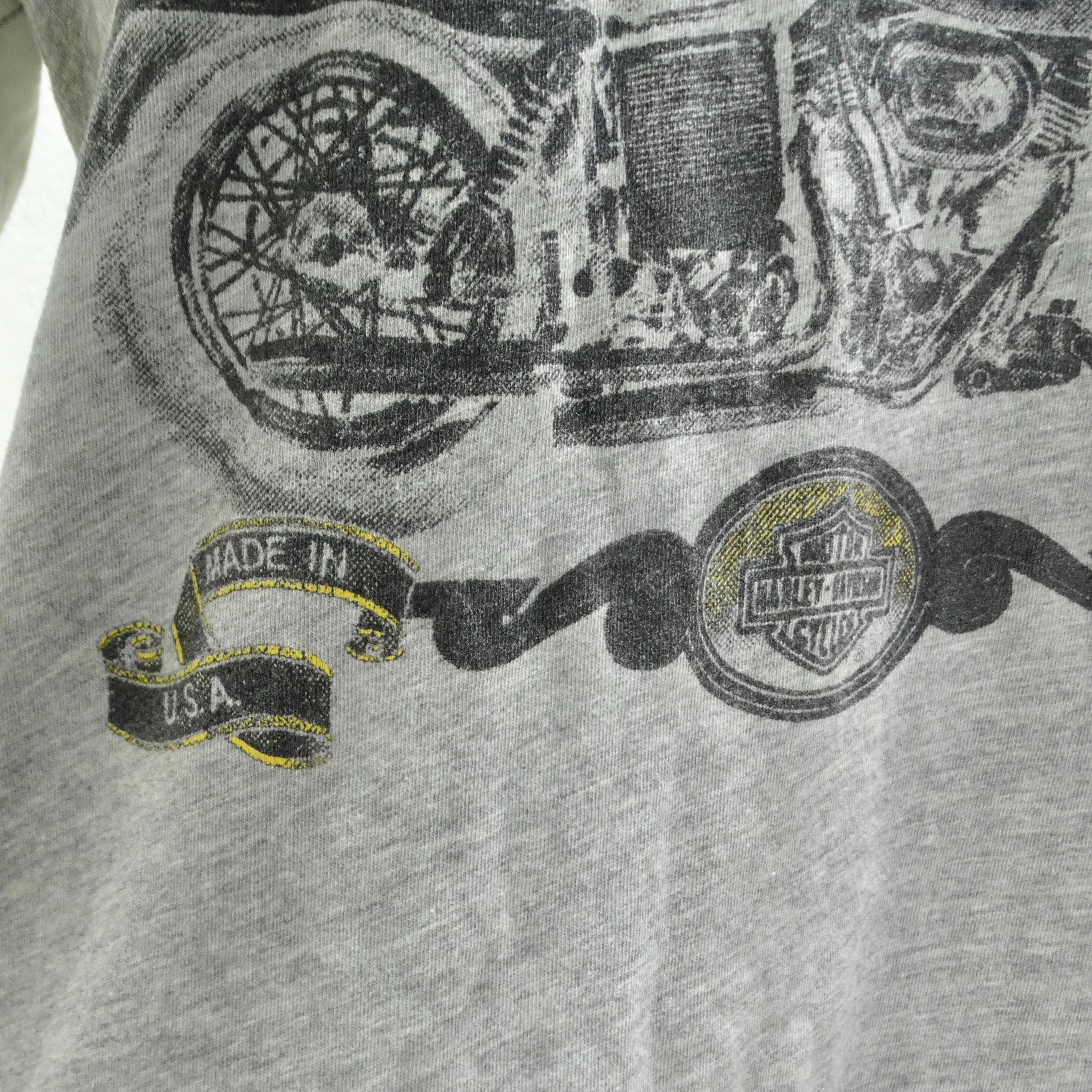 1990s Harley Davidson Baseball Tee