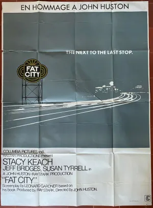 Affiche FAT CITY Stacy Keach JOHN HUSTON Jeff Bridges BOXE 120x160cm