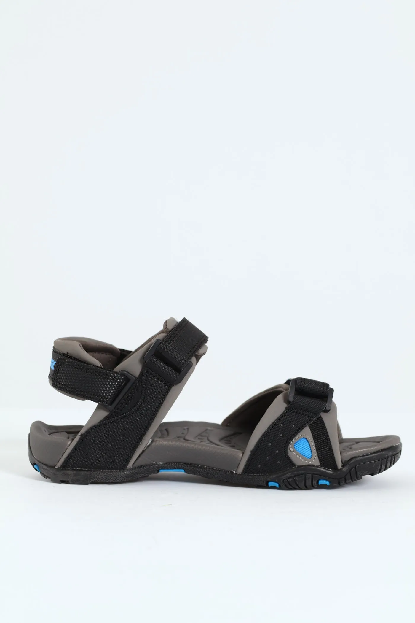 Boys Ula Open Toe Adventure Sandal - Black