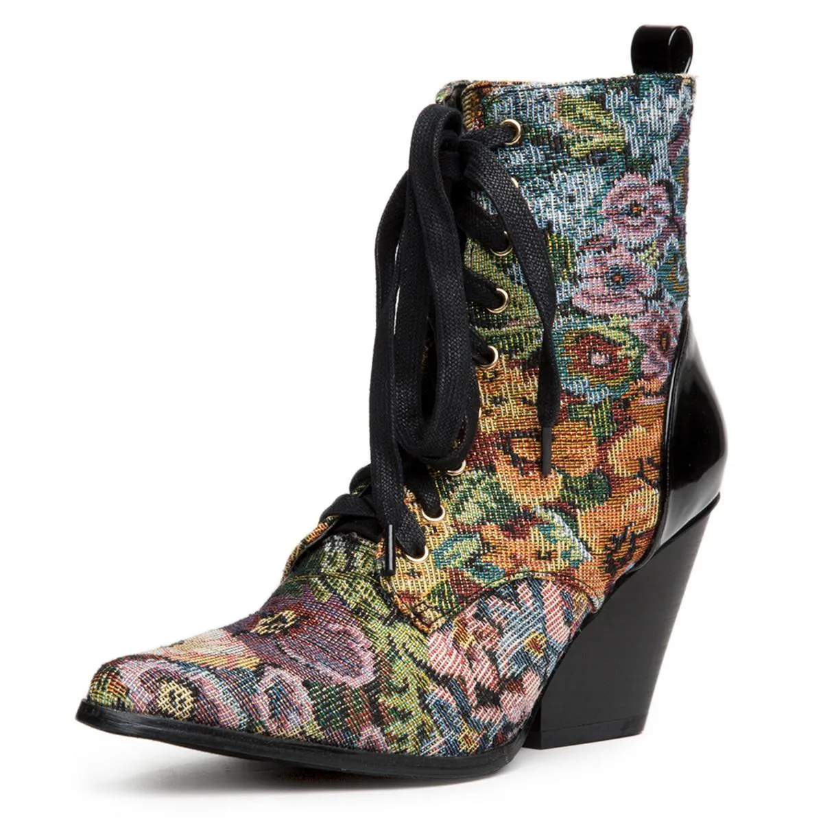 Cape Robbin Kelsey-18 Floral Booties FLORAL