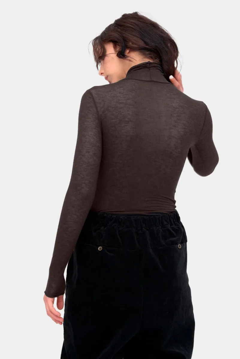Cashmere Blend Turtleneck Top