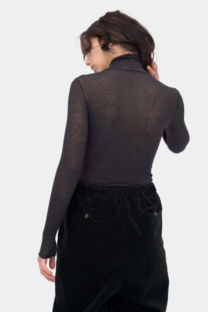 Cashmere Blend Turtleneck Top