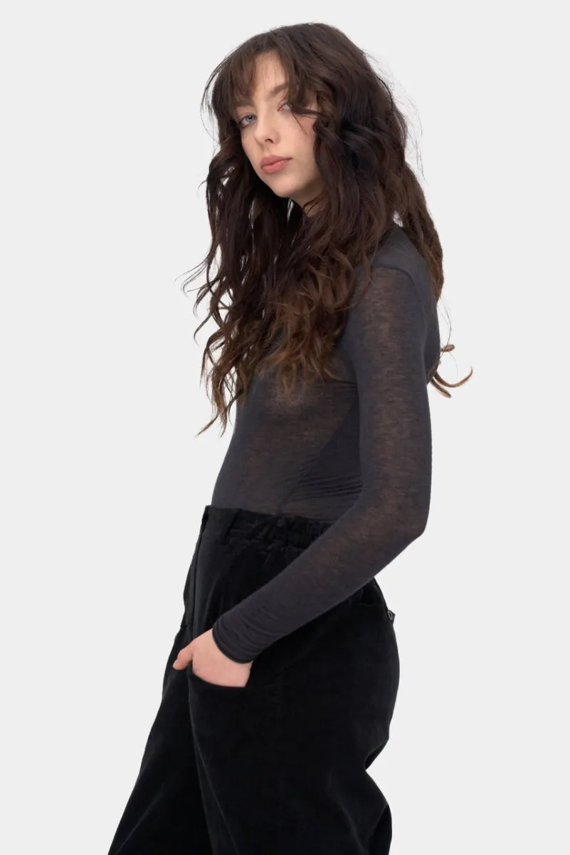Cashmere Blend Turtleneck Top