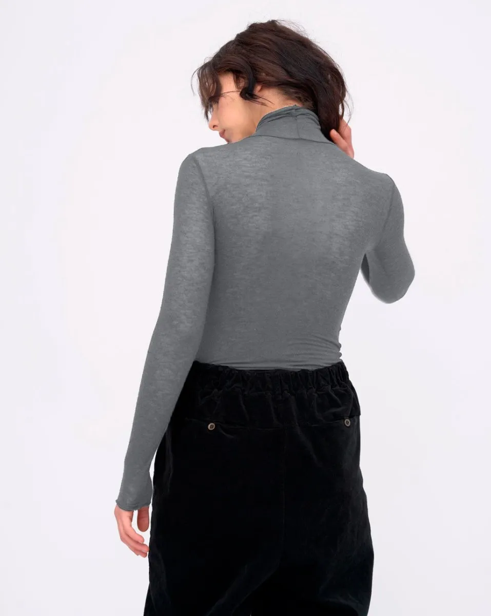 Cashmere Blend Turtleneck Top