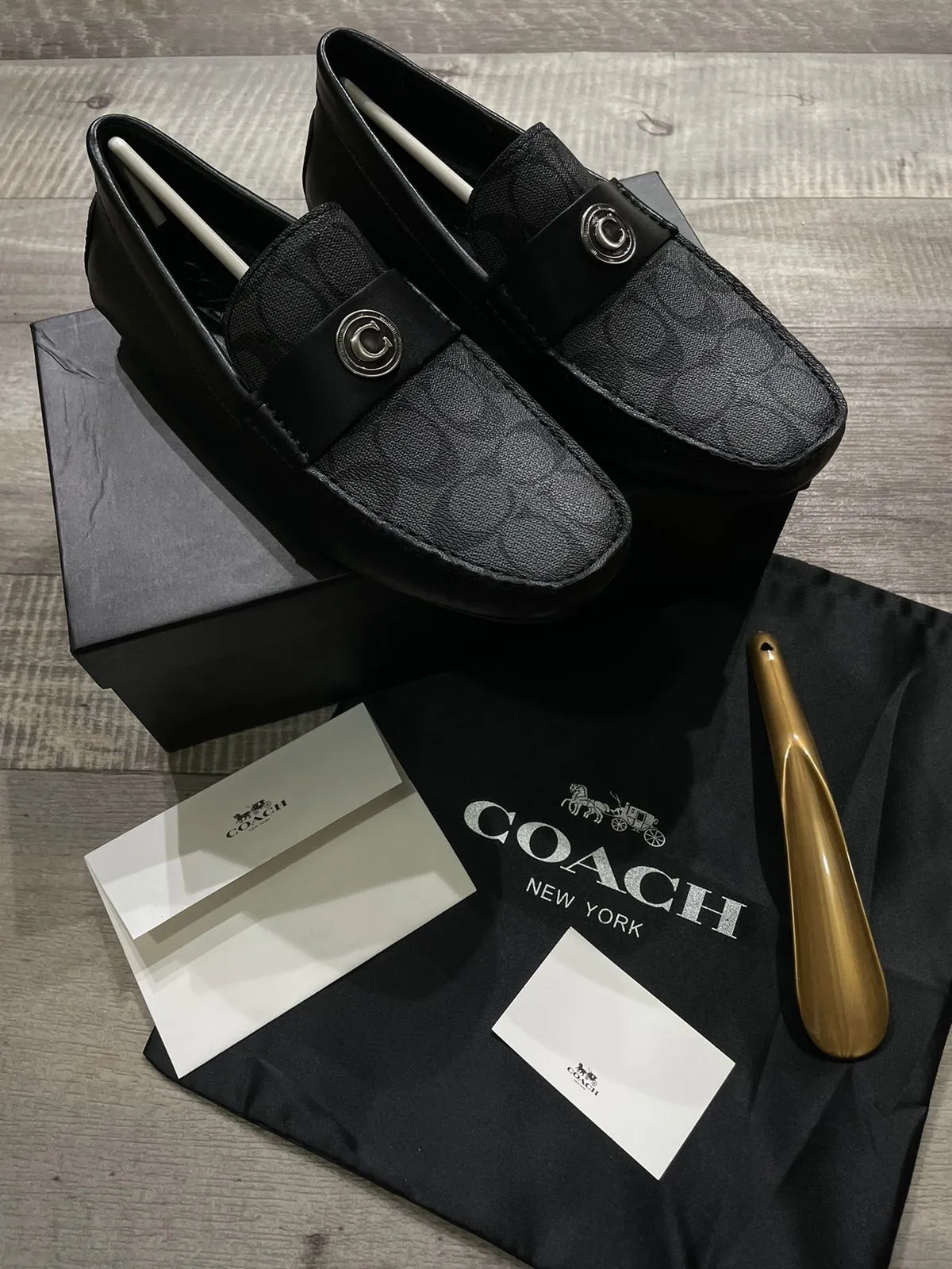 COACH || Premium Formal Calf Leather Loafers For Men