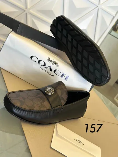 COACH || Premium Formal Calf Leather Loafers For Men