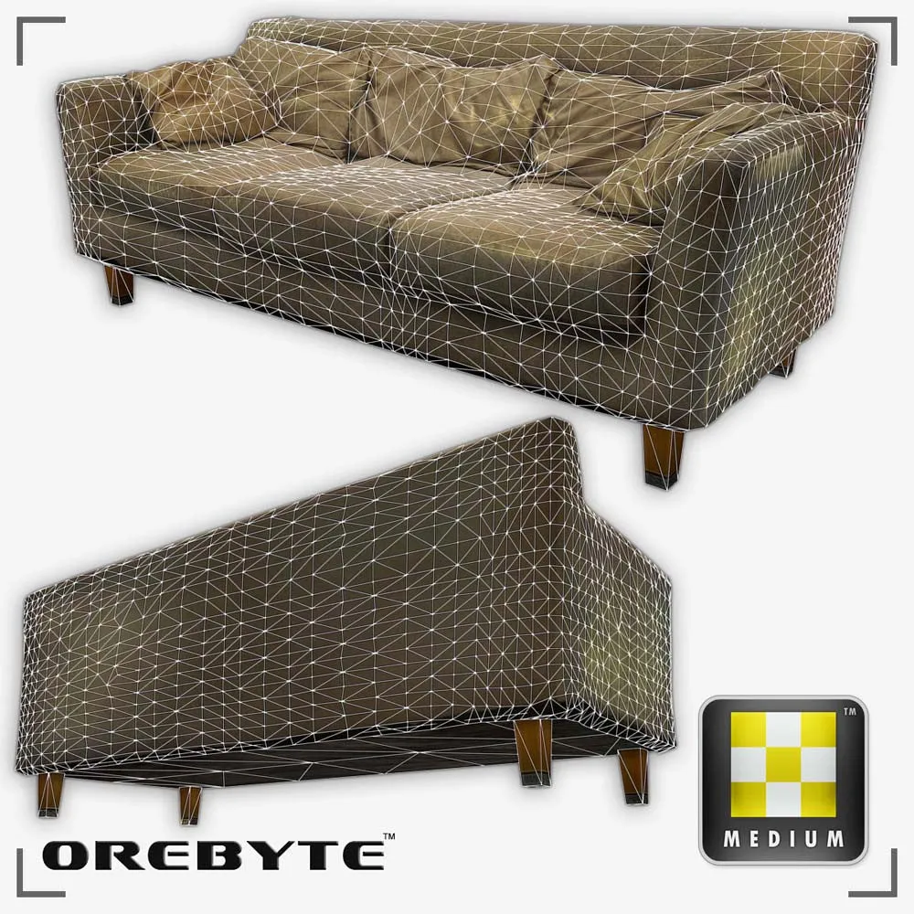 Couch Sofa Tan 01
