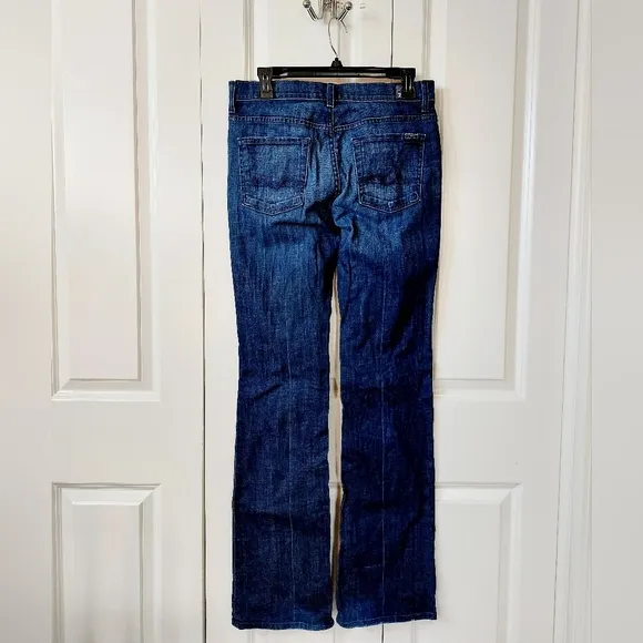 Dark Wash High Waisted Bootcut sz 29  Denim 7 for All Mankind Tall Jeans