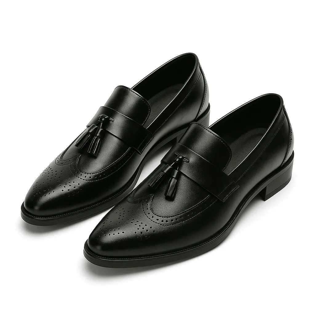 Domoir | Classic Leather Tassel Loafers