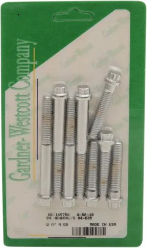 Gardner-Westcott A-80-10 Chrome Headbolt Kit