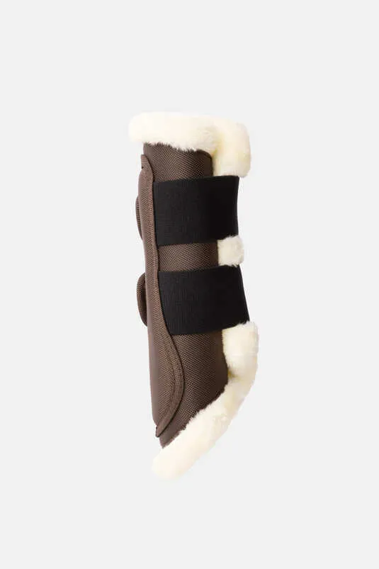 Horze Nature Made Leisure Brushing Boots Expresso Brown