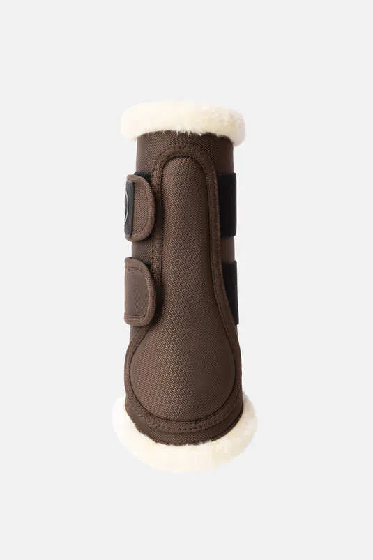 Horze Nature Made Leisure Brushing Boots Expresso Brown