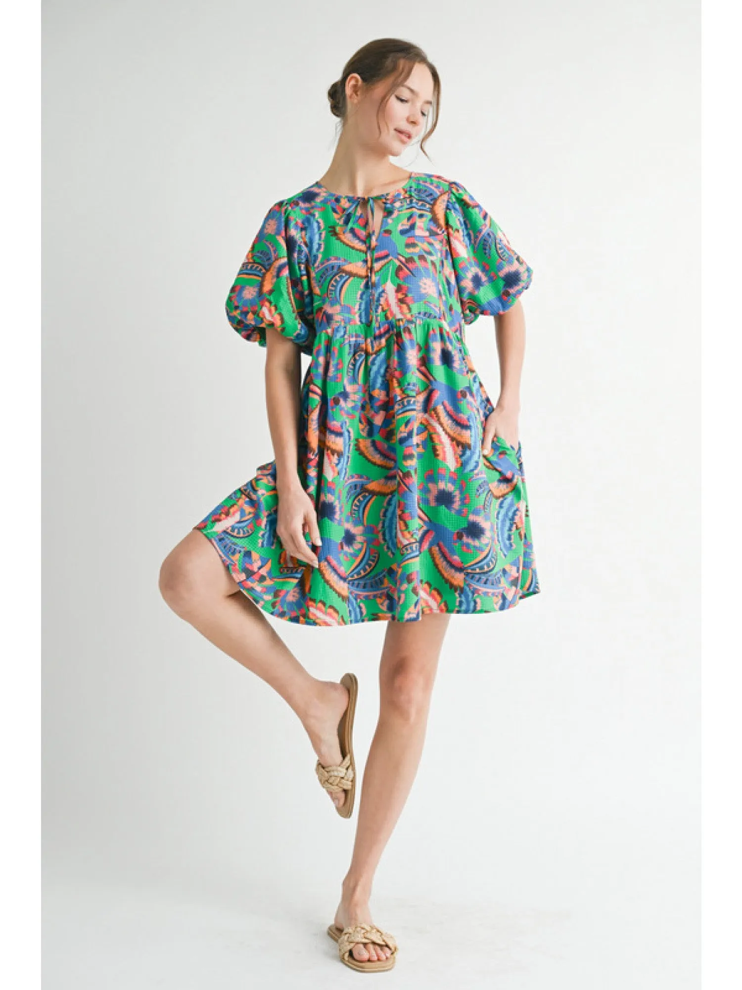 Melonie Baby Doll Mini Dress