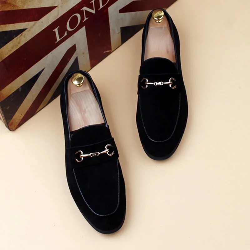 Niche design treasure model ~ 2024 new leather casual slip-on slip-on lightweight wearable men's loafers