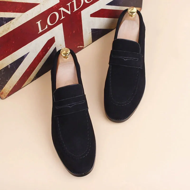 Niche design treasure model ~ 2024 new leather casual slip-on slip-on lightweight wearable men's loafers