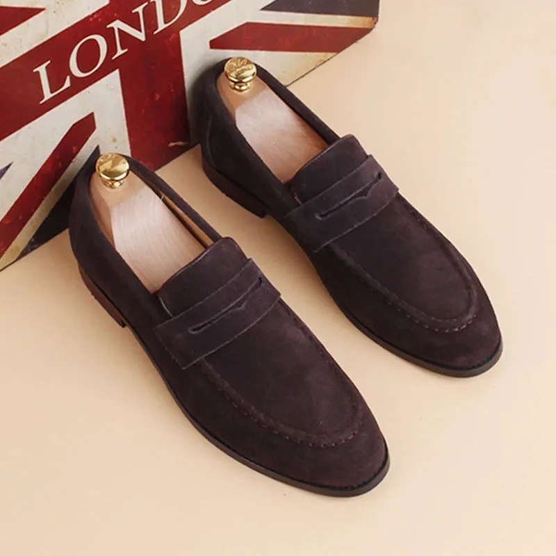 Niche design treasure model ~ 2024 new leather casual slip-on slip-on lightweight wearable men's loafers