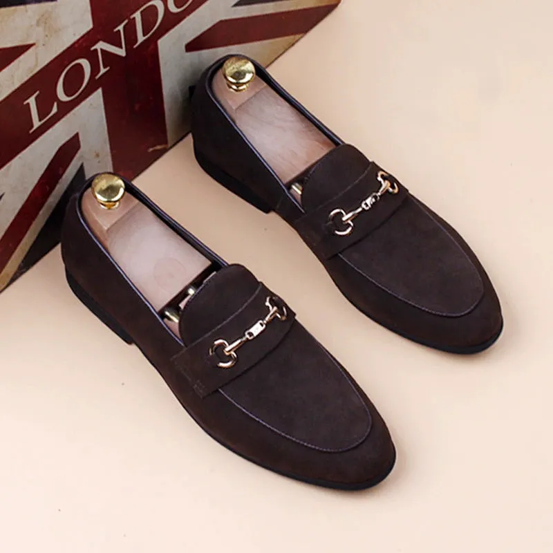 Niche design treasure model ~ 2024 new leather casual slip-on slip-on lightweight wearable men's loafers