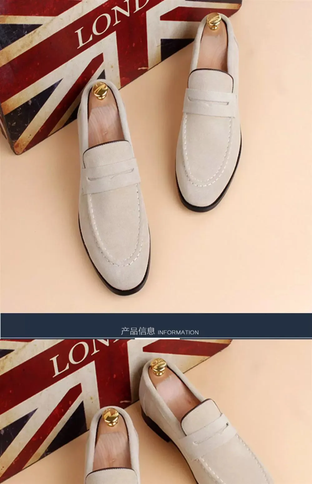 Niche design treasure model ~ 2024 new leather casual slip-on slip-on lightweight wearable men's loafers
