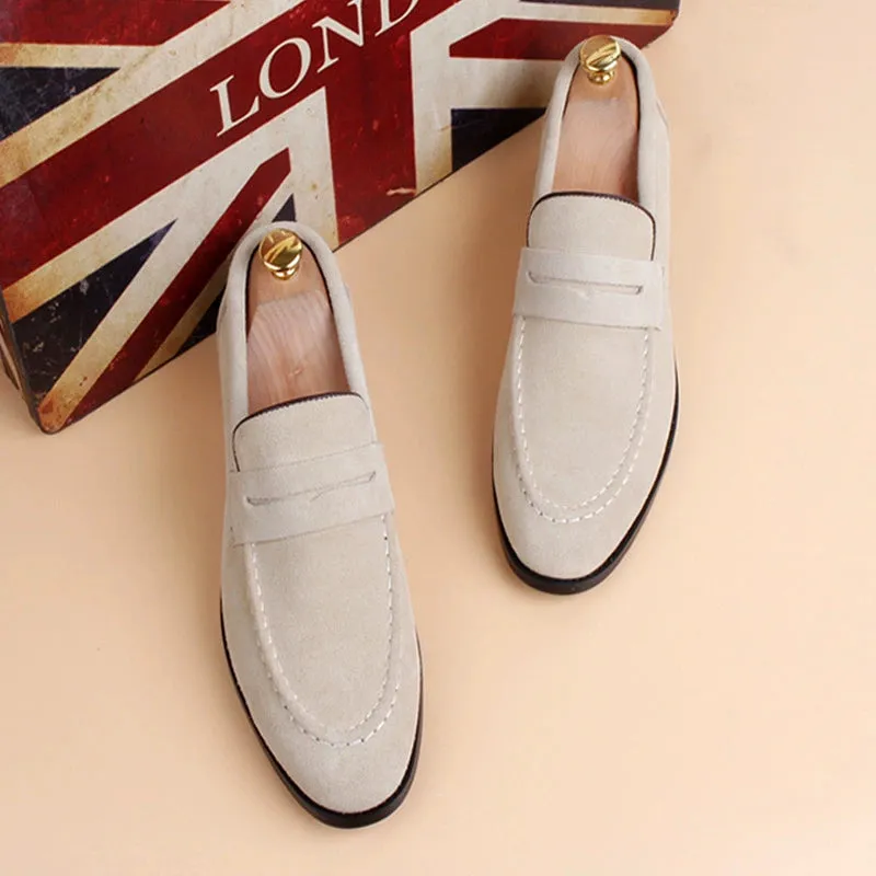 Niche design treasure model ~ 2024 new leather casual slip-on slip-on lightweight wearable men's loafers