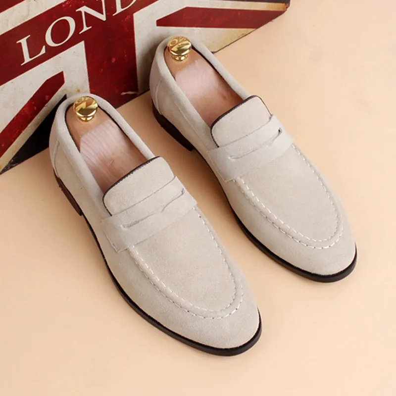 Niche design treasure model ~ 2024 new leather casual slip-on slip-on lightweight wearable men's loafers