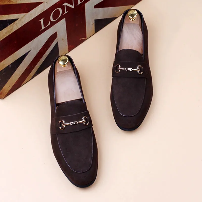 Niche design treasure model ~ 2024 new leather casual slip-on slip-on lightweight wearable men's loafers