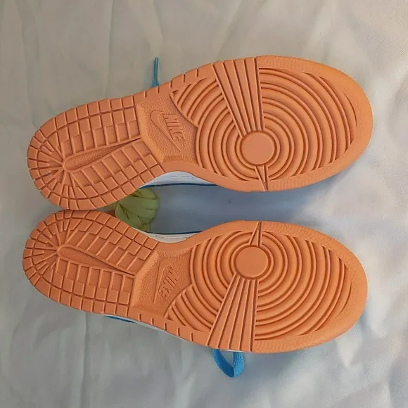 Nike X Kyrie Irving Dunk Low SE GS 'Baltic Blue Gum' Kid's Sneakers Sz 4Y