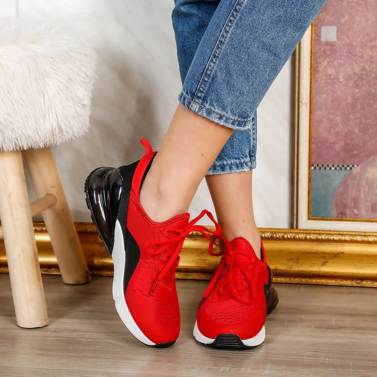 Pantofi sport  Aloma rosii