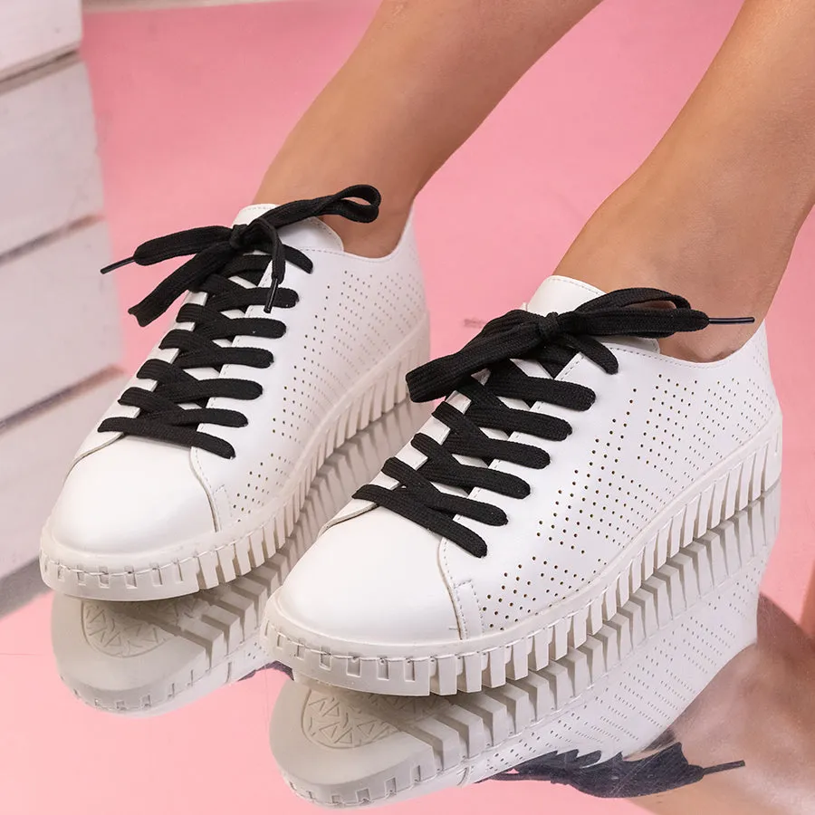 Pantofi sport Boyana - White/Black