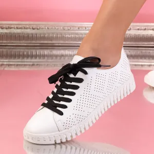 Pantofi sport Boyana - White/Black