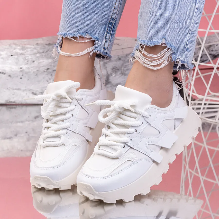 Pantofi sport Darina - White