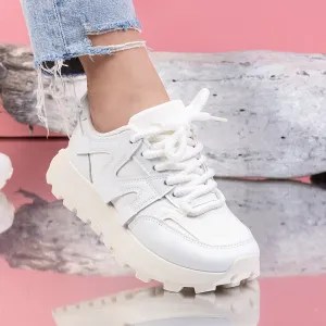 Pantofi sport Darina - White