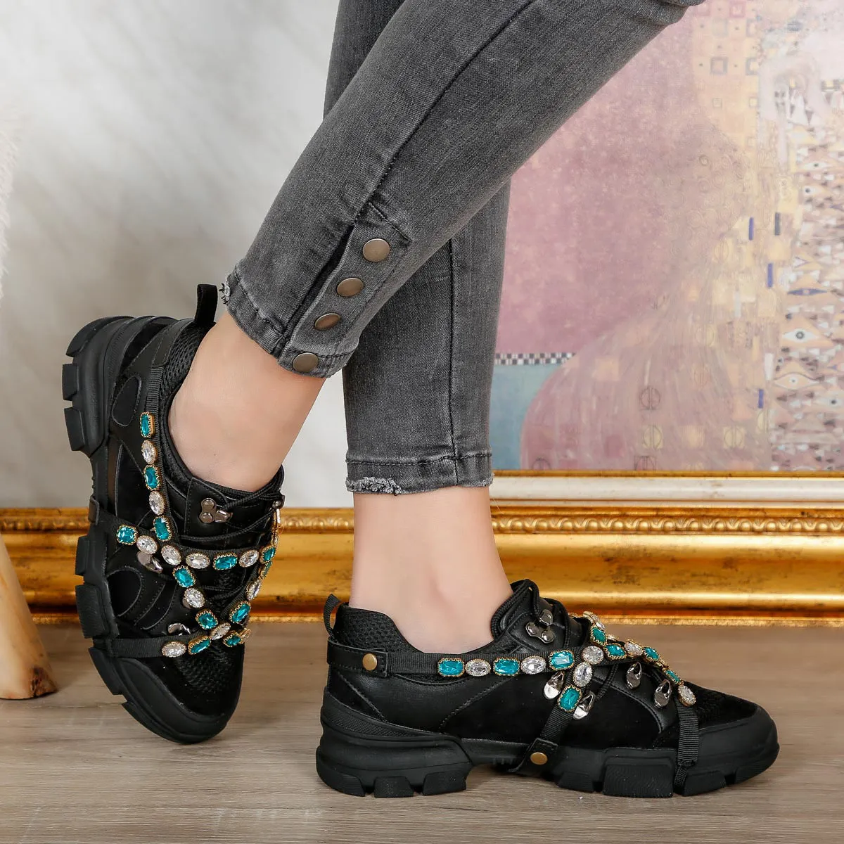 Pantofi sport Izadora - Black