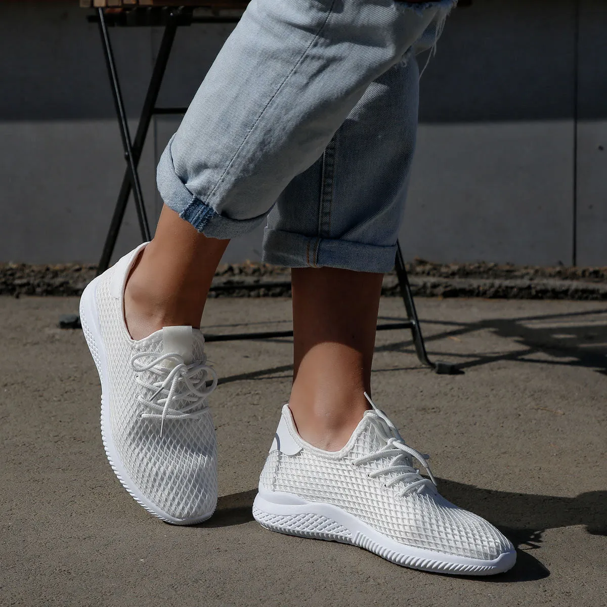 Pantofi sport Jessa - White