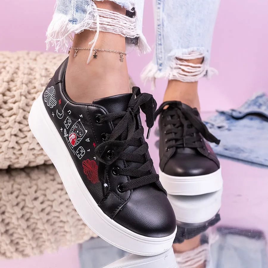 Pantofi sport Lucy - Black