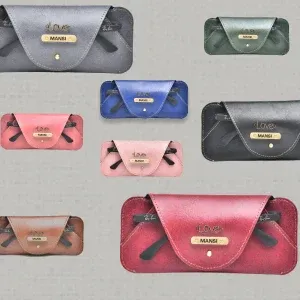 Personalized Stylish Eyewear Case - Black
