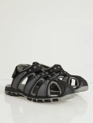 Pre-Boys Surfboard Adventure Sandal - Black