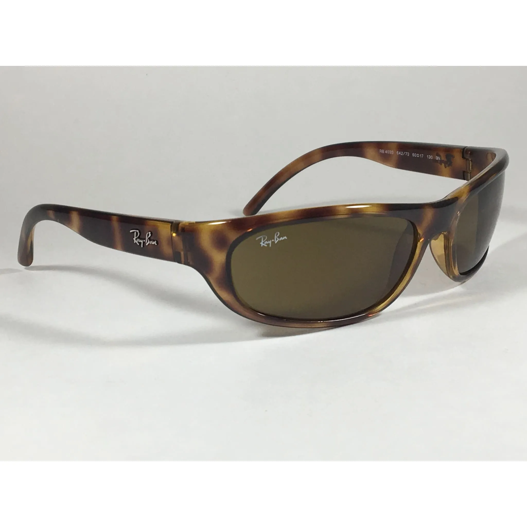 Ray-Ban Predator Men's Sunglasses RB4033 642/73 Sport Wrap Havana Tortoise Brown Lens