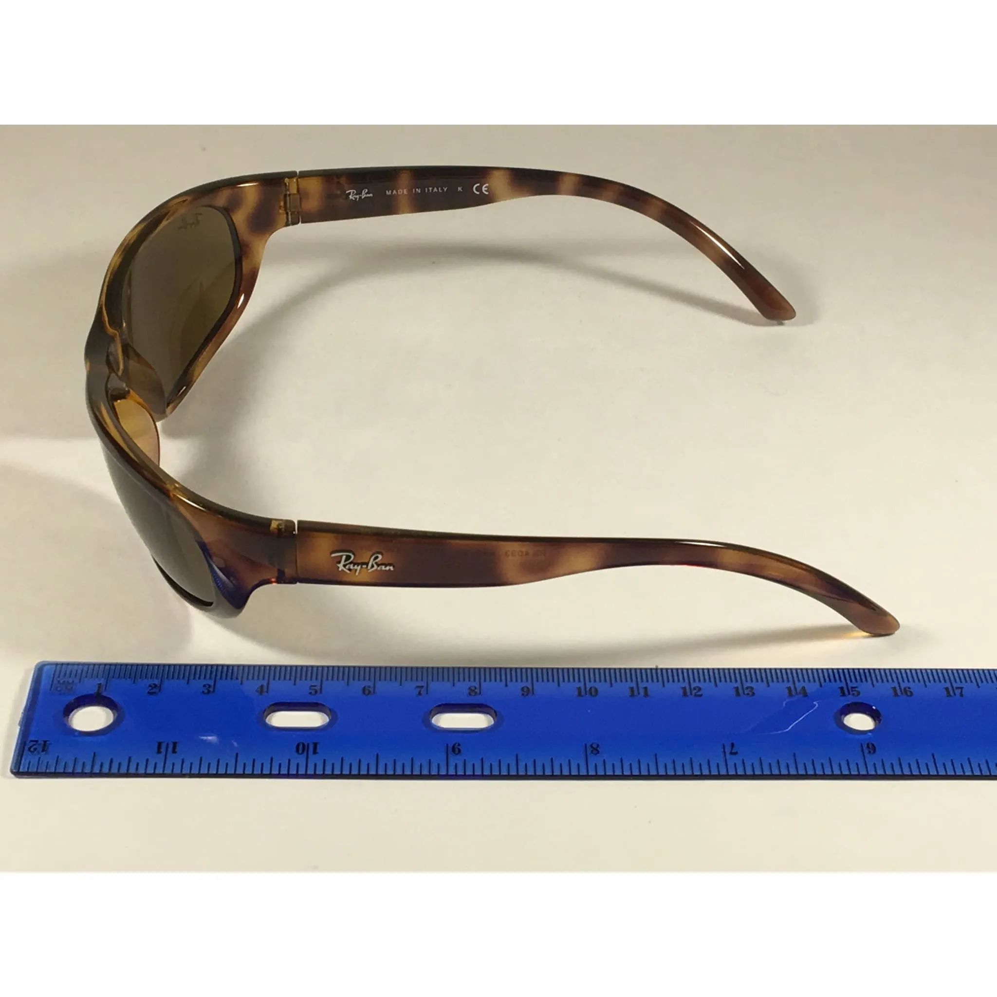 Ray-Ban Predator Men's Sunglasses RB4033 642/73 Sport Wrap Havana Tortoise Brown Lens