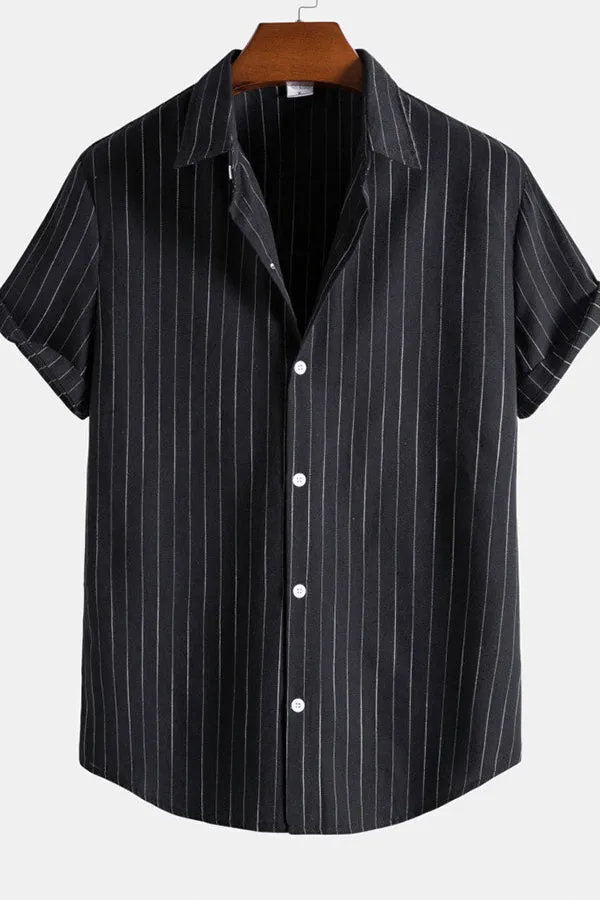 Regular Fit Stripes Shirts