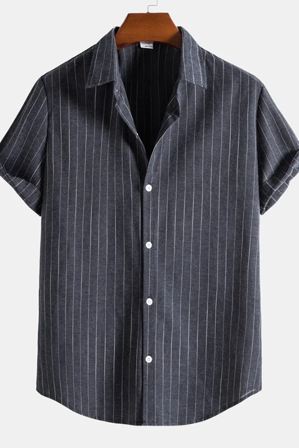 Regular Fit Stripes Shirts