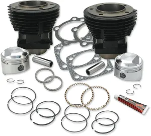 S&S Cycle 91-9024 Stock Bore Cylinder and Piston Kit - 80in. - Stock Compression