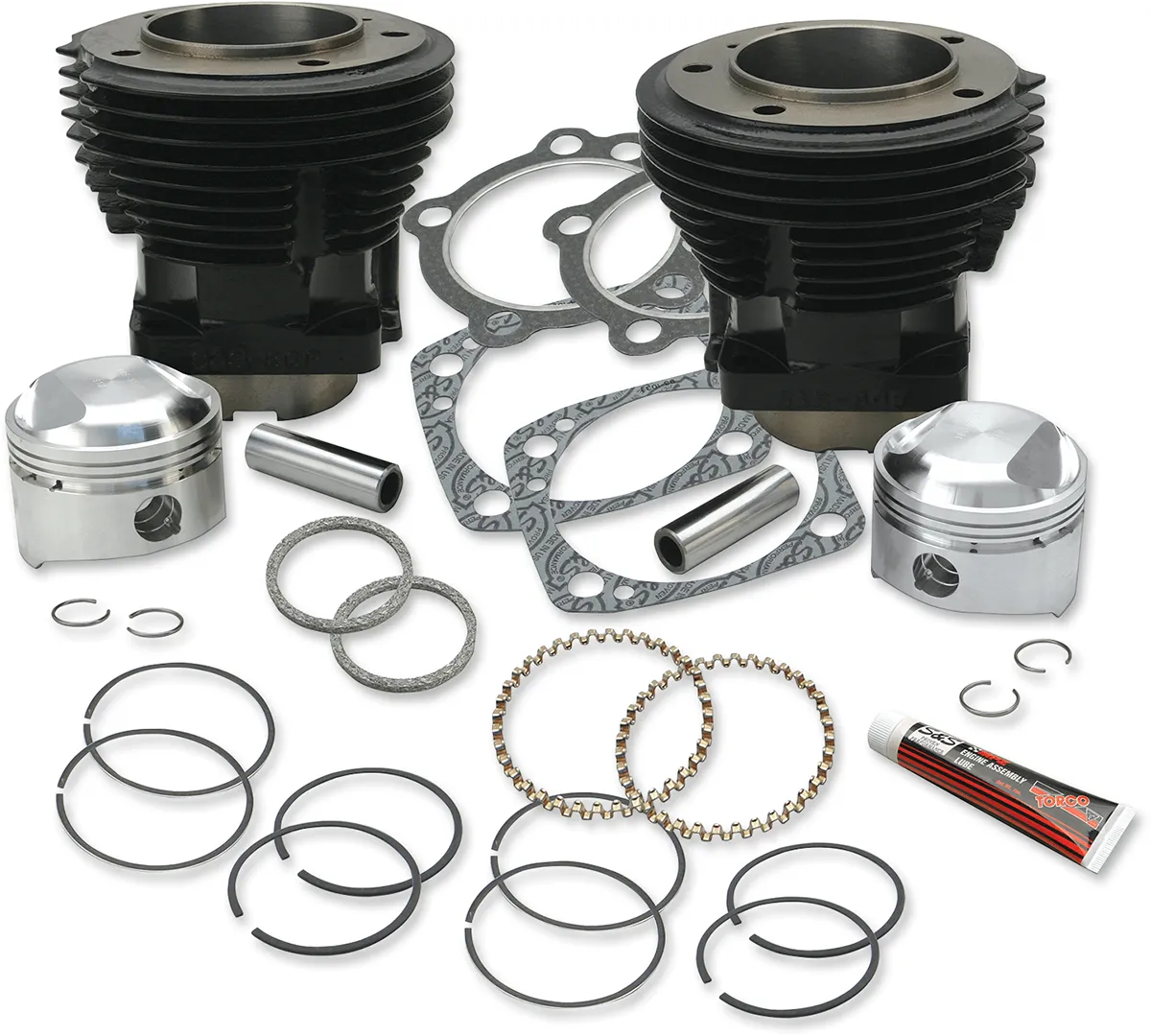 S&S Cycle 91-9024 Stock Bore Cylinder and Piston Kit - 80in. - Stock Compression