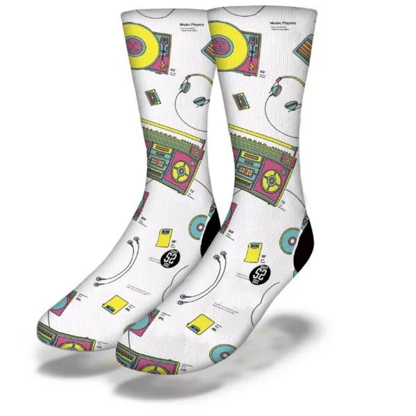 SAVVY SOX 90's OLD SCHOOL ELECTRONICS SOCKS