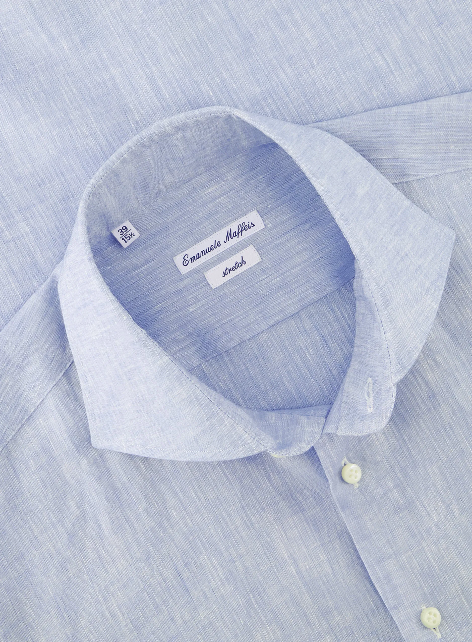 Stretch shirt van linnen
