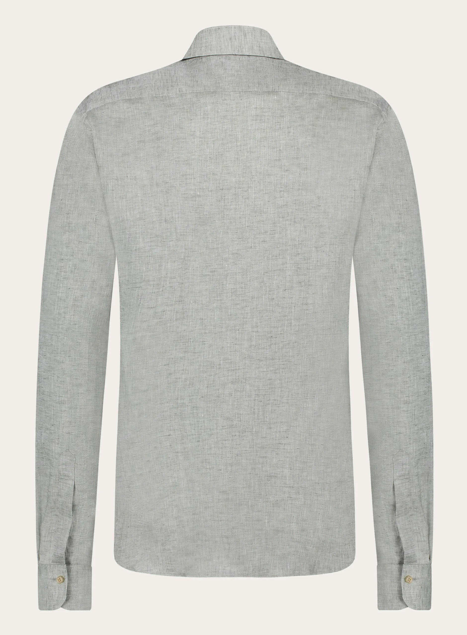 Stretch shirt van linnen
