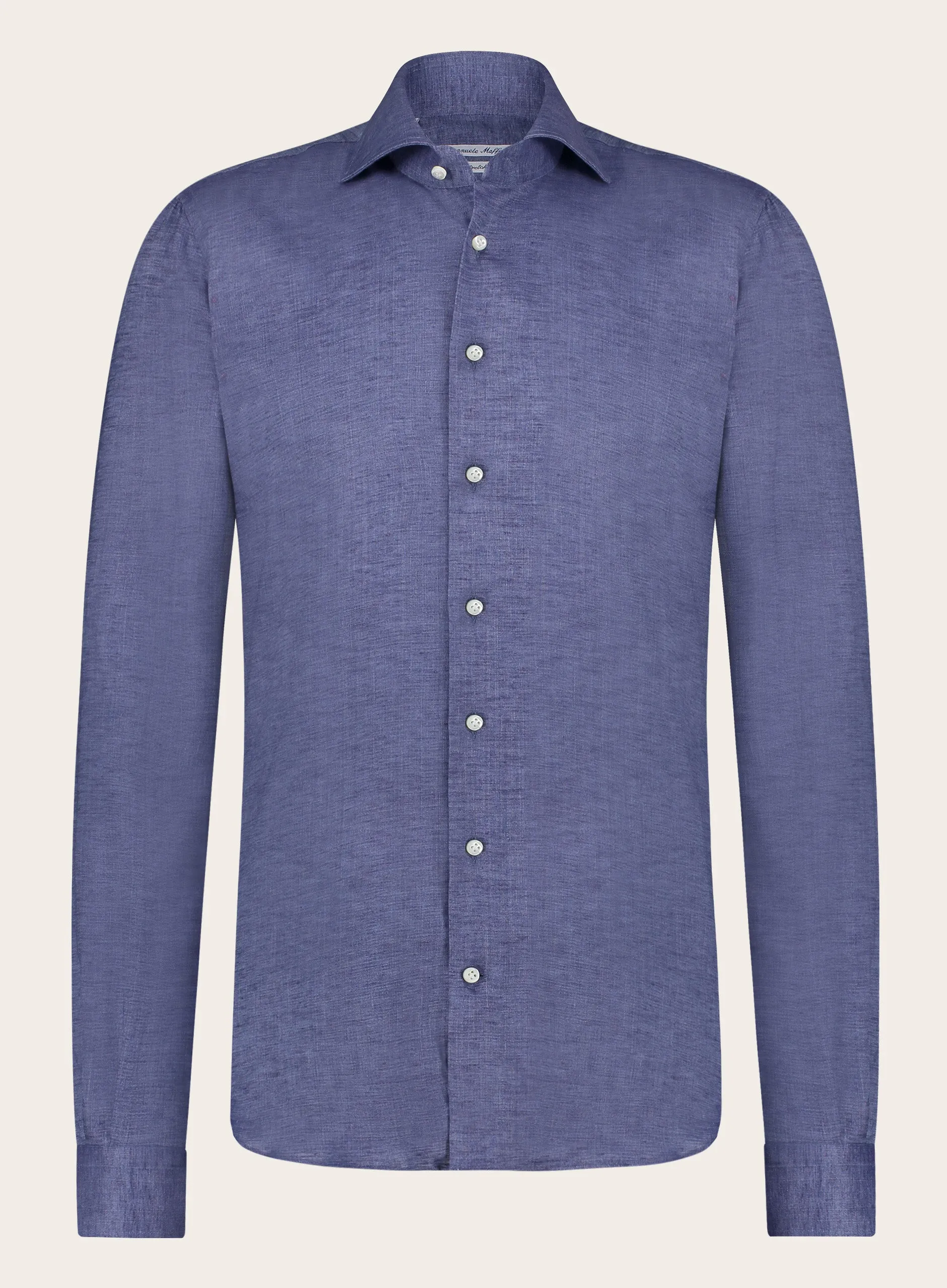 Stretch shirt van linnen