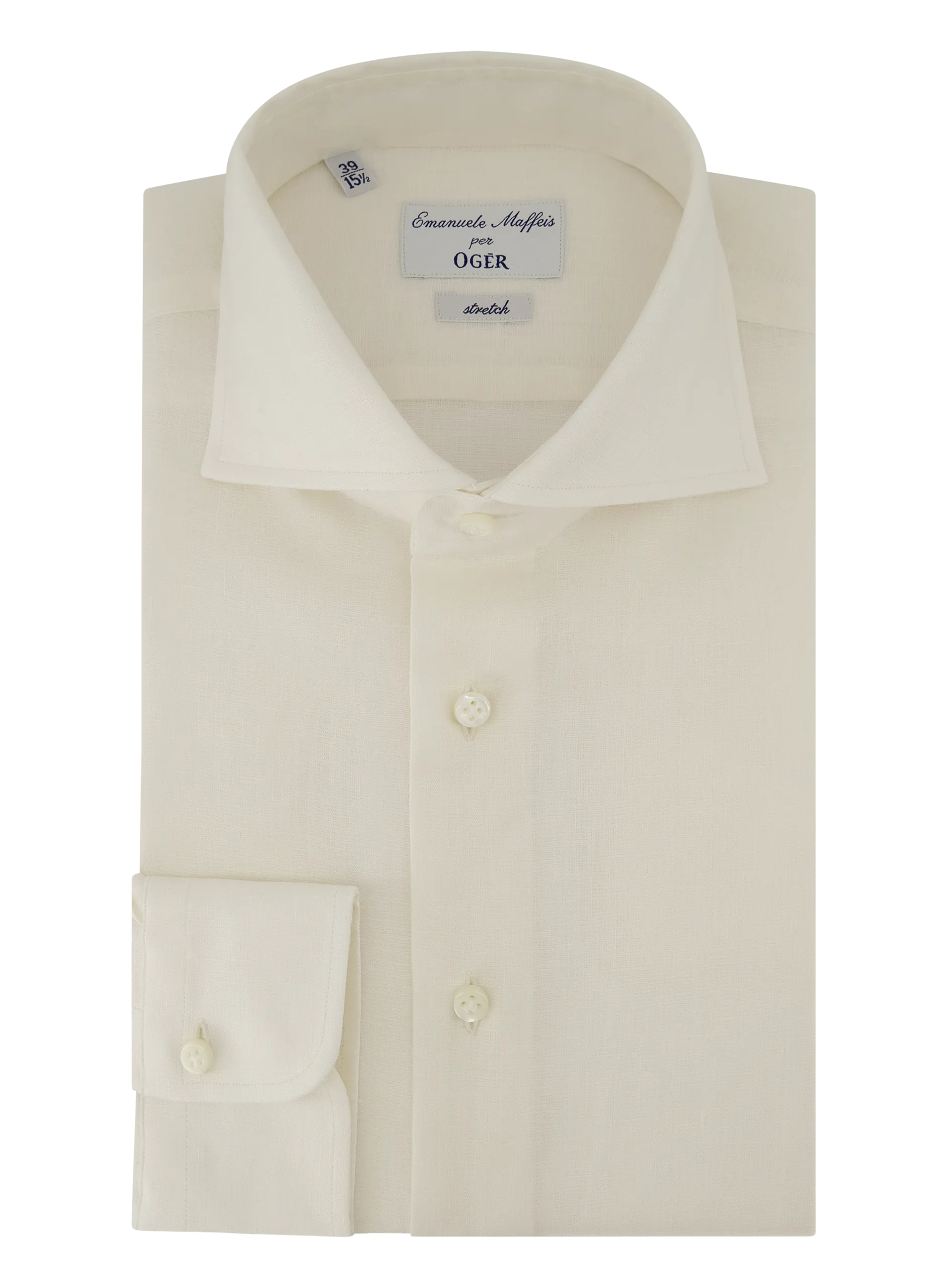 Stretch shirt van linnen