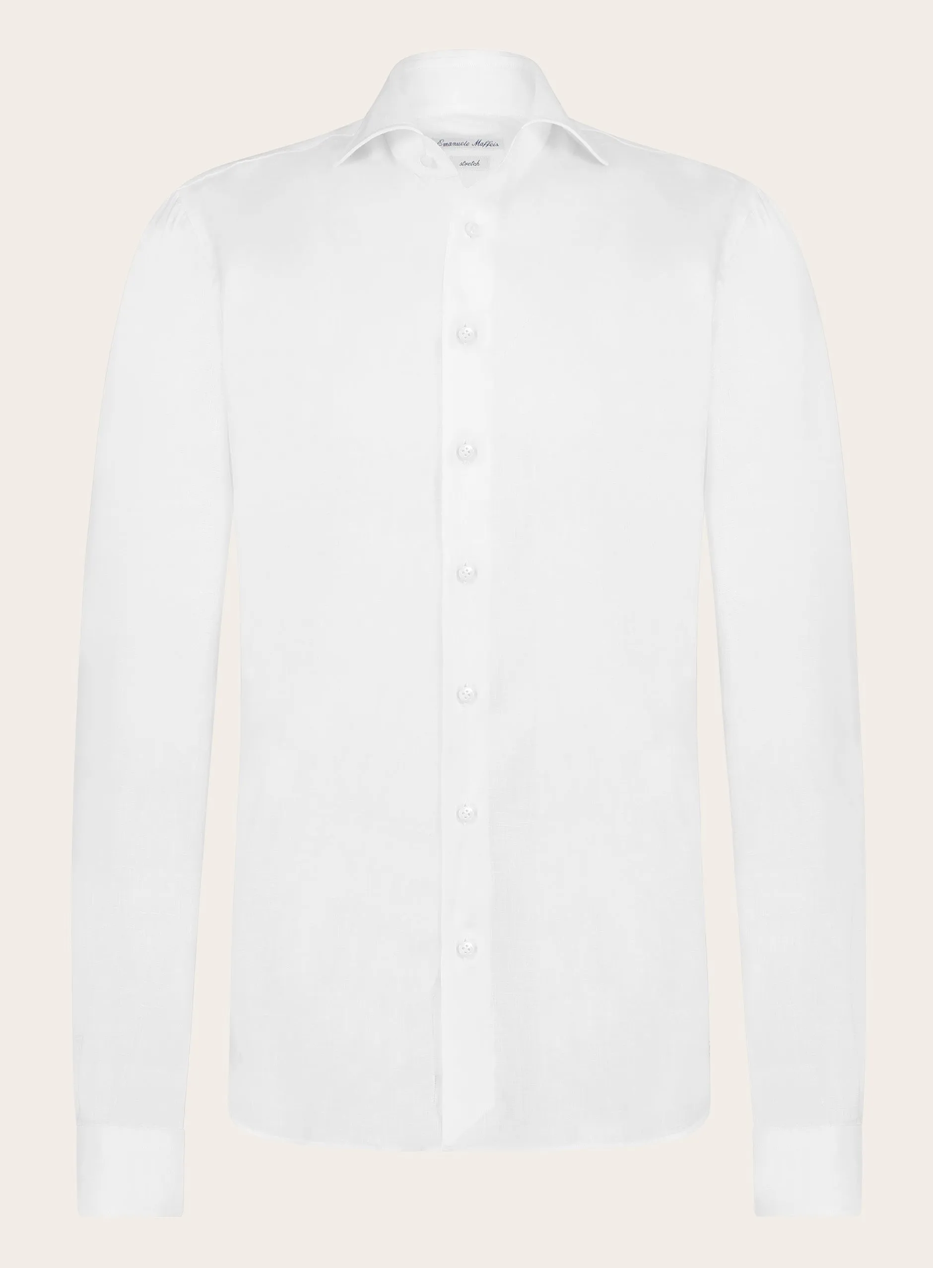Stretch shirt van linnen