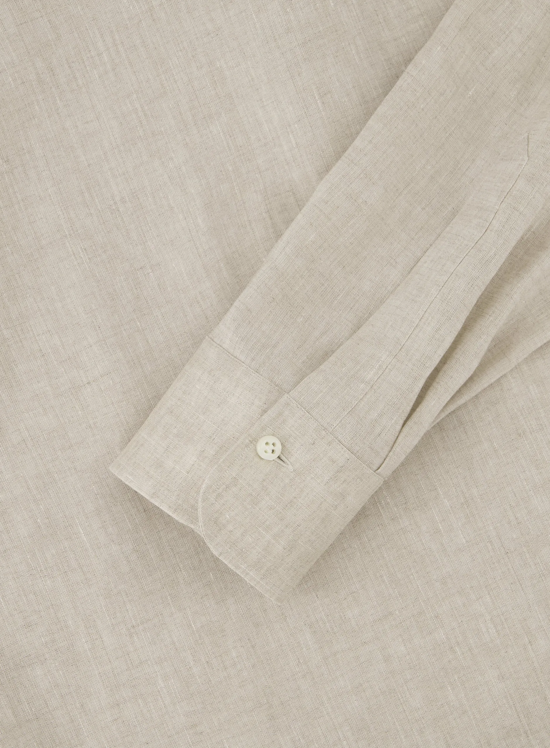 Stretch shirt van linnen